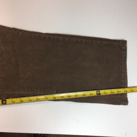 Lands End Womens Pants Corduroy Brown Mid Rise Demi Bootcut Sz 22W - Picture 10 of 12